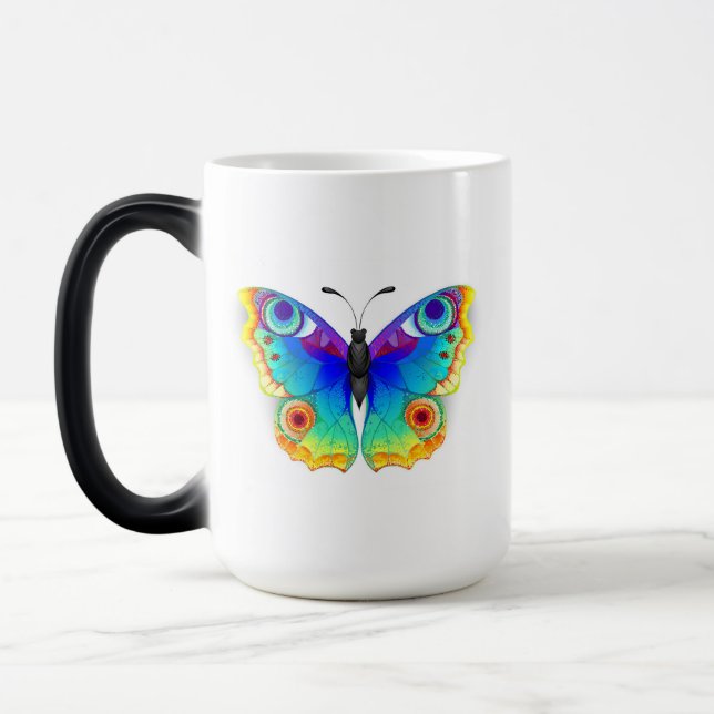 Taza Mágica Arcoiris mariposa Peacock Eye (Izquierda)