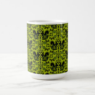 Taza Mágica Ardilla Escandinavia Nórdica Arte Popular
