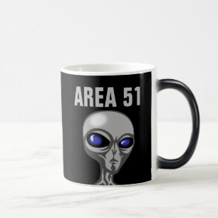 Taza Mágica Área 51, Café Extranjero Mug