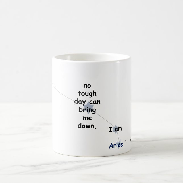 Taza Mágica Aries Diversión y Diseño Inspirador para Uso Diari (Centro)