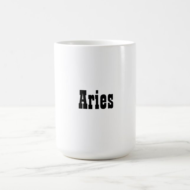 Taza Mágica Aries Zodiac Sign Morphing Mug (Centro)