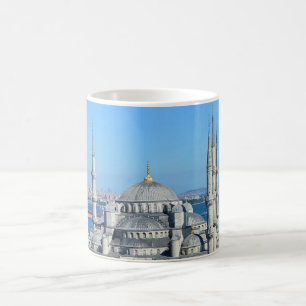 Taza Mágica Arquitectura de la Mezquita Azul de Estambul Turqu