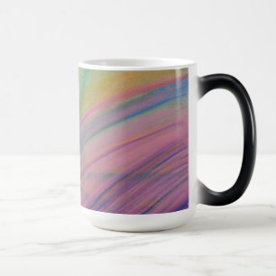 Taza Mágica Arte abstracto colorido único P9