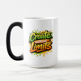 Taza Mágica Arte Motivacional Crear Sin Límites