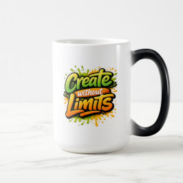 Taza Mágica Arte Motivacional Sin Límites