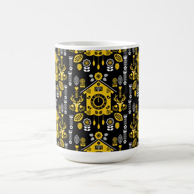 Taza Mágica Arte popular alemán Bauernmalerei (Centro)