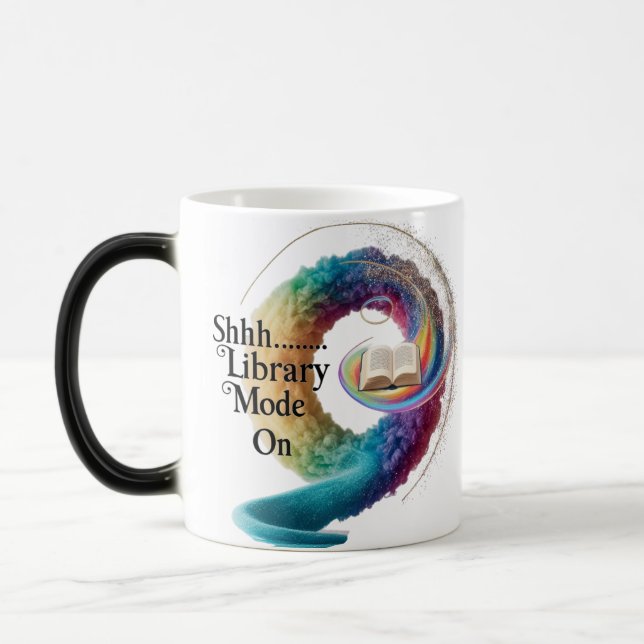 Taza Mágica Artistic Heat-Sensitive Book Lover Gift (Izquierda)
