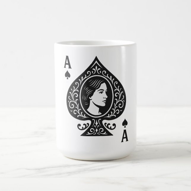 Taza Mágica As de espadas — Emblema de Lady Cameo Filigree (Centro)