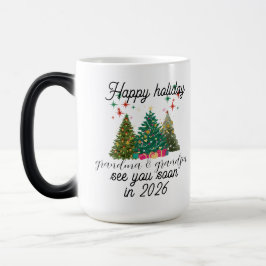 Taza Mágica Ascendido a árbol de Navidad de los abuelos