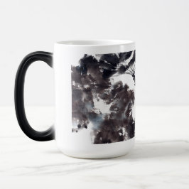 Taza Mágica Asiatische Kunst mit Lotusblätter Motiv
