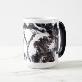 Taza Mágica Asiatische Kunst mit Lotusblätter Motiv