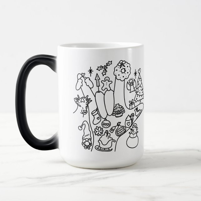 Taza Mágica ASL ILY – Winter Vibes  (Izquierda)