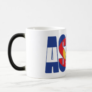 Taza Mágica Aspen Colorado y Snowboard
