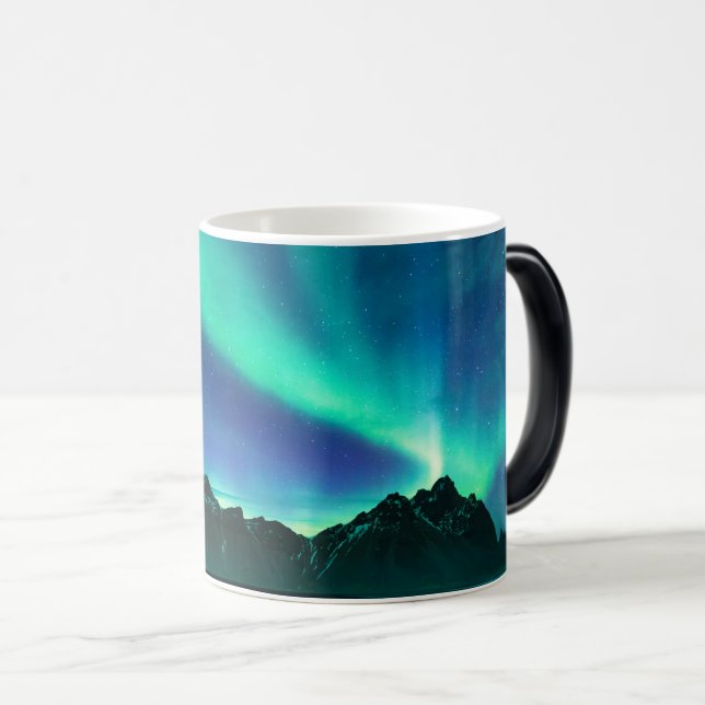Taza Mágica Aurora Borealis, auroras boreales (Anverso derecho)