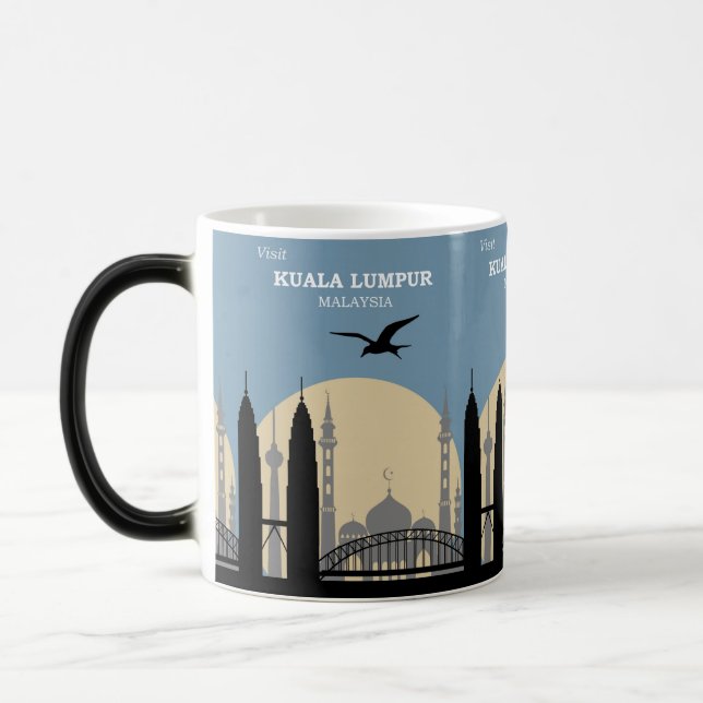 Taza Mágica Aventura a la espera: Kuala Lumpur Malaysia Travel (Izquierda)