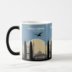 Taza Mágica Aventura de viaje Asia Kuala Lumpur Malasia