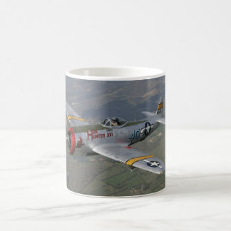 Taza Mágica avión p-51