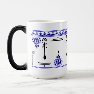 Taza Mágica Azul de diseño de Alpona
