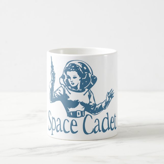 Taza Mágica Azul del cadete del espacio (Centro)