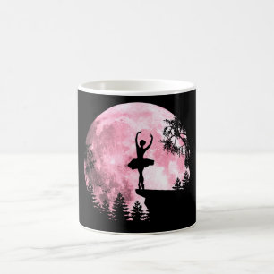 Taza Mágica Bailarina de ballet rosa bailarina de luna llena m