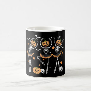 Taza Mágica Ballet Calabaza Skeleton Scary Halloween