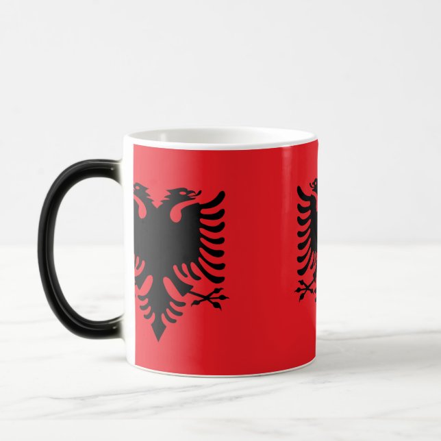 Taza Mágica Bandera albanesa (Izquierda)