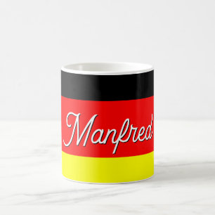 Taza Mágica Bandera alemana personalizada