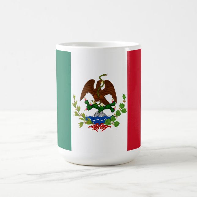 Taza Mágica Bandera de la República Mexicana: 1824-1835, Santa (Centro)