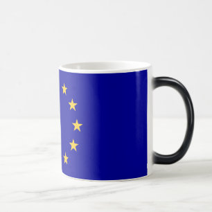 Taza Mágica bandera de la unión europea