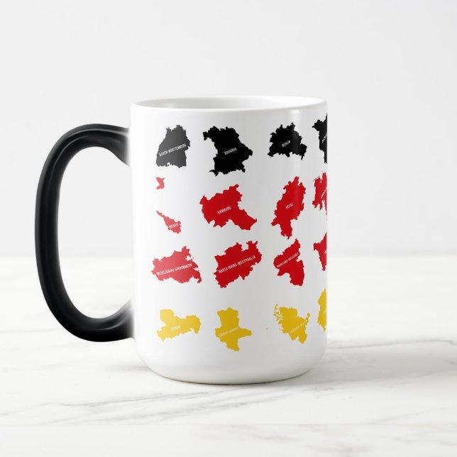 Taza Mágica Bandera de los Estados alemanes (Izquierda)