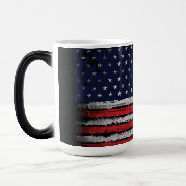 Taza Mágica Bandera de los Estados Unidos (Izquierda)