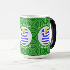 Taza Mágica Bandera de Navidad Personalizada Ángel Rubio Grieg