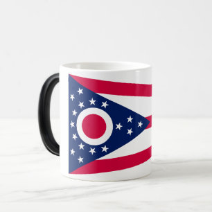 Taza Mágica Bandera de Ohio: La bandera del Estado del Buckeye
