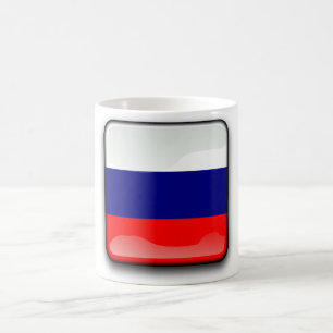 Taza Mágica Bandera de Rusia pulida