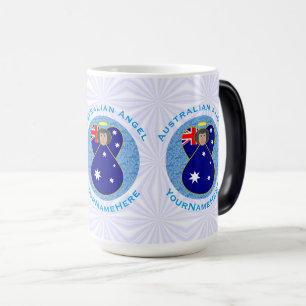 Taza Mágica Bandera del Ángel de Australia Personalizada Círcu