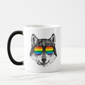 Taza Mágica Bandera del Orgullo Gay del Orgullo Gay