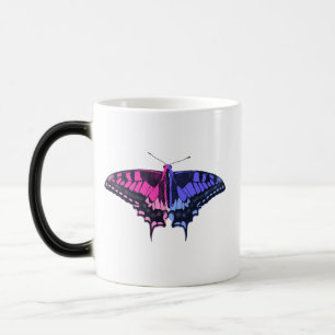 Taza Mágica Bandera del Orgullo Omnisexual Mariposa Trasera