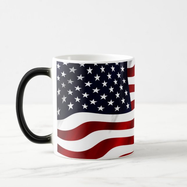 Taza Mágica Bandera estadounidense (Izquierda)