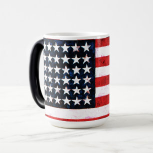 Taza Mágica Bandera Estrellada - Bandera Americana