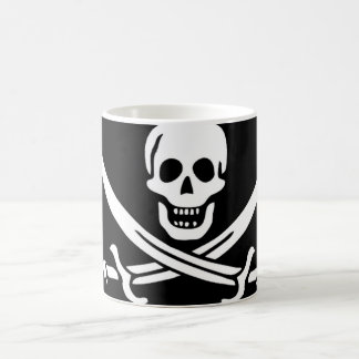 Taza Mágica Bandera pirata del capitán Calico Jack Rackham