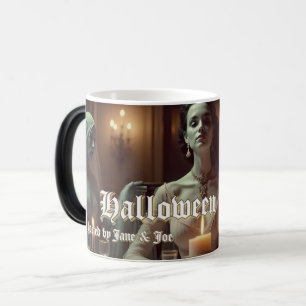 Taza Mágica Banquete gótico de Halloween a la luz de las velas