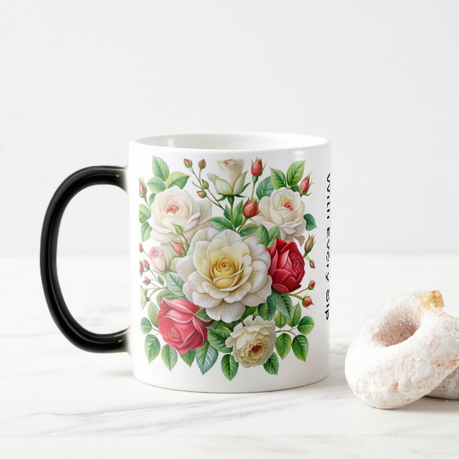 Taza Mágica Bantry Bay Rhapsody Rosa 4K (Con donut)