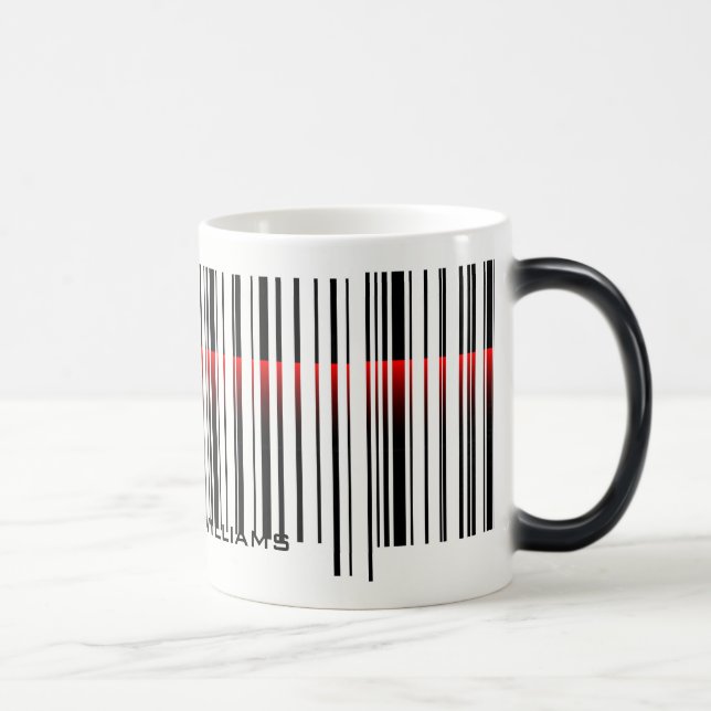 Taza Mágica Barcode and Laser Scan (Derecha)