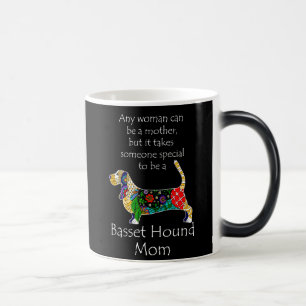 Taza Mágica Basset Mom Mug