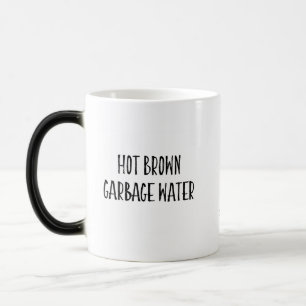 Taza Mágica Basura marrón caliente Agua / Té de sudor de pichó