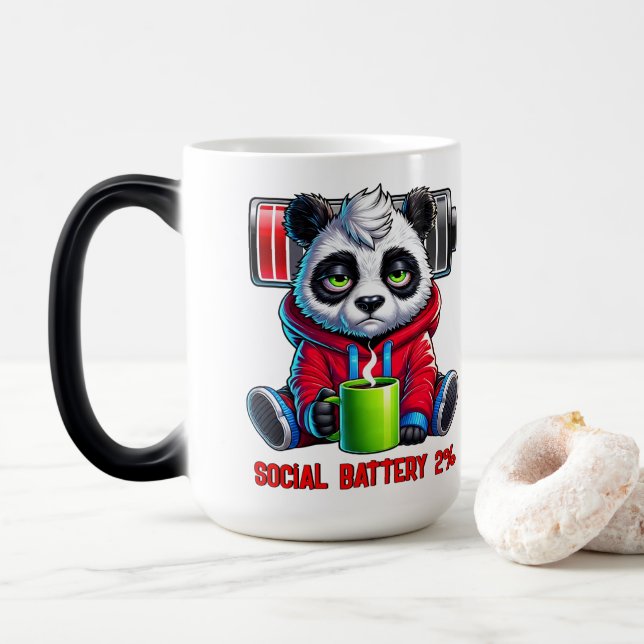 Taza Mágica Batería Social (Con donut)