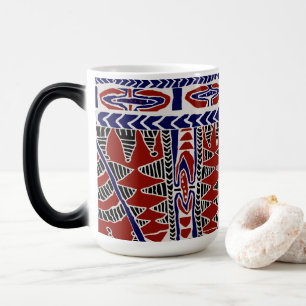 Taza Mágica Batik de Samoa de los Mares del Sur