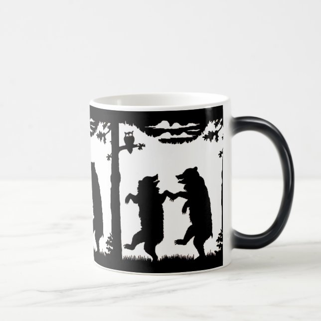 Taza Mágica Bears Black Silhouette (Derecha)