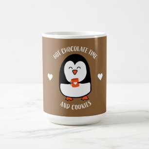 Taza Mágica Beber pingüino de chocolate caliente