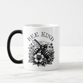Taza Mágica Bee Kind | 'Miel de cosecha y flores personalizada